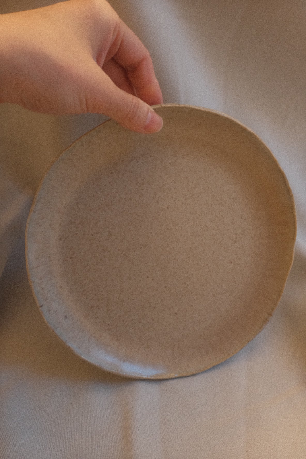 stone handbuilt plate